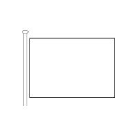 Disegno della struttura della bandiera a forma rettangolare